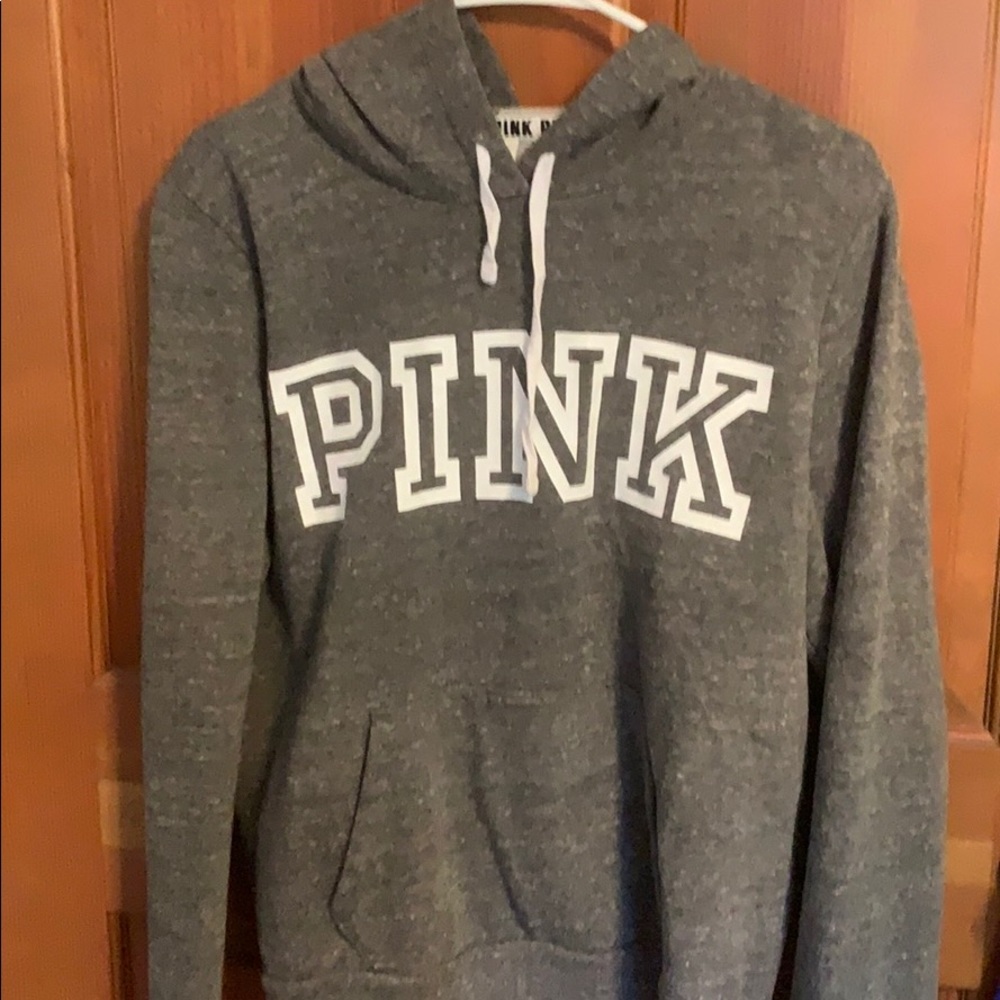 pink hoodie
